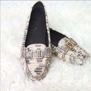 Tory Burch Kendrick Snake Loafers